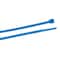 Forney Cable Tie, 4 in L, 3/4 in Max Bundle Dia., Blue, Nylon 6/6, 18 lb Strength, 100 PK 62006 - alternate 2